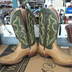 Cowboy Boots-After Zippers Installed